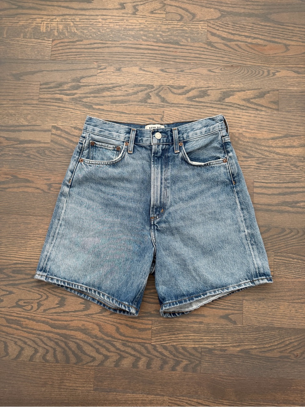 NWOT Agolde Dame Denim Shorts